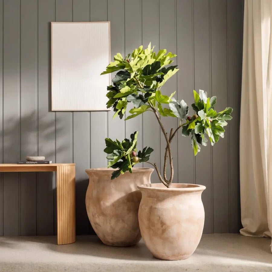 Earthy terracotta