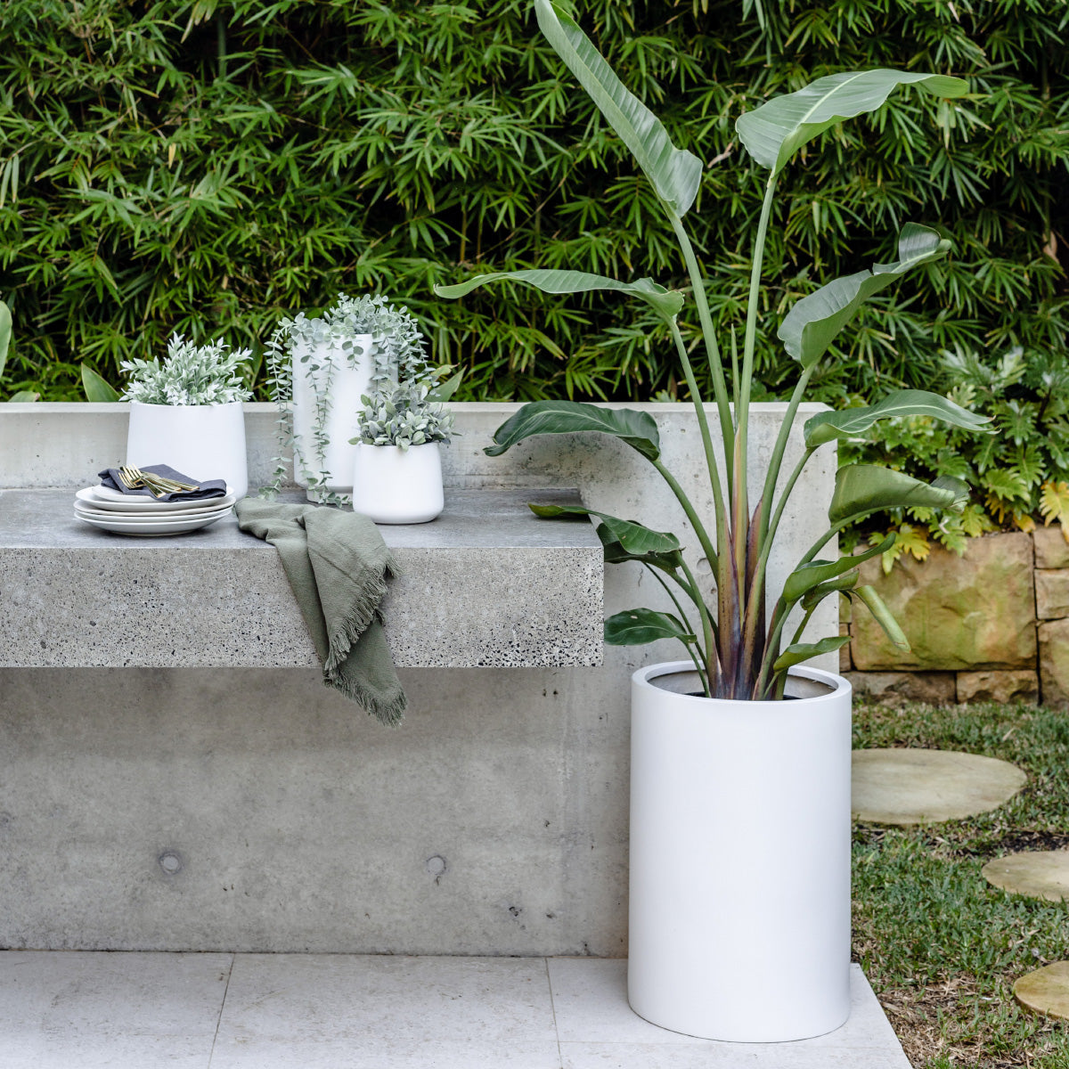 long pots for plants Loob Fibreglass Planters – The Balcony Garden US